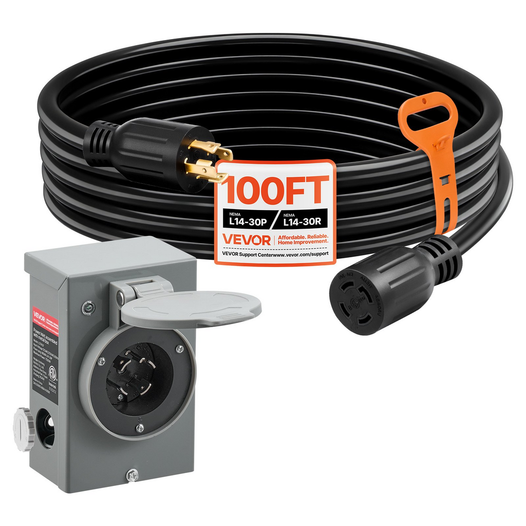 Cable de alimentación y caja de entrada de corriente