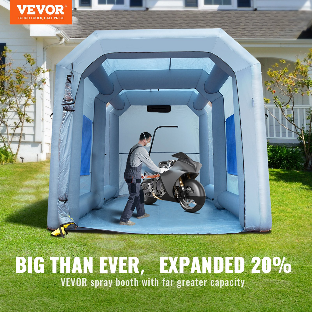 Cabina de pintura inflable