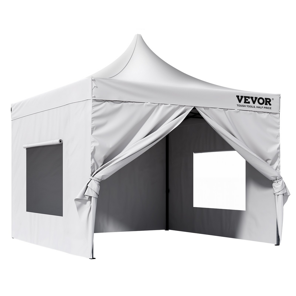 VEVOR Carpa plegable de 10 x 10 pies con paredes laterales extraíbles