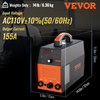 VEVOR TIG Welder 3 in 1, 110V High Frequency TIG/Stick/Clean Welding Machine w/IGBT Inverter, 155Amp Digital Arc Welder