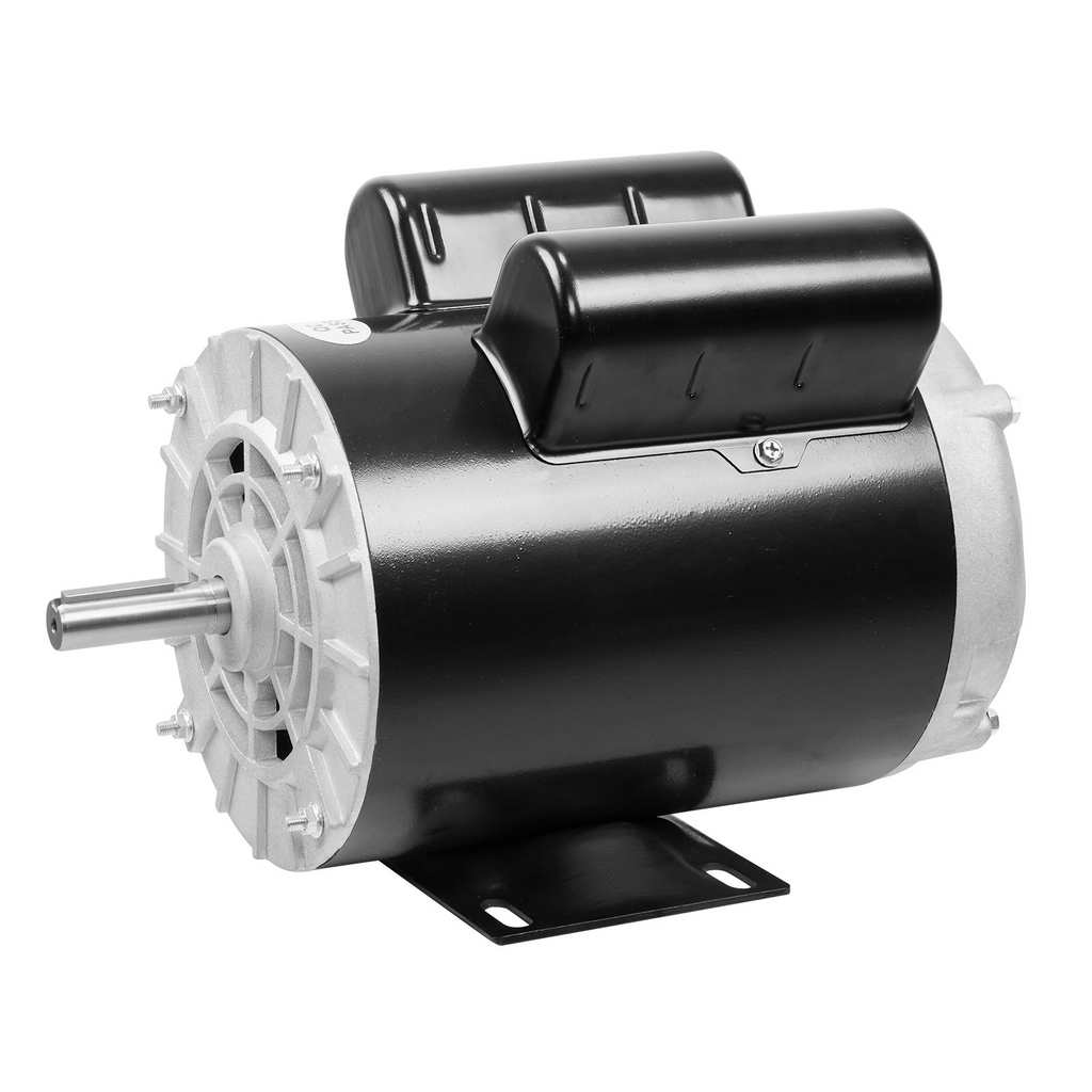 Motor de compresor de aire VEVOR 5HP SPL motor eléctrico de 230 V y 15 amperios 3450 RPM marco de 56, eje con chaveta de 5/8" longitud de eje de 1,88"