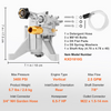 Bomba para hidrolavadora VEVOR eje vertical de 7/8" 3400 PSI 2,5 GPM