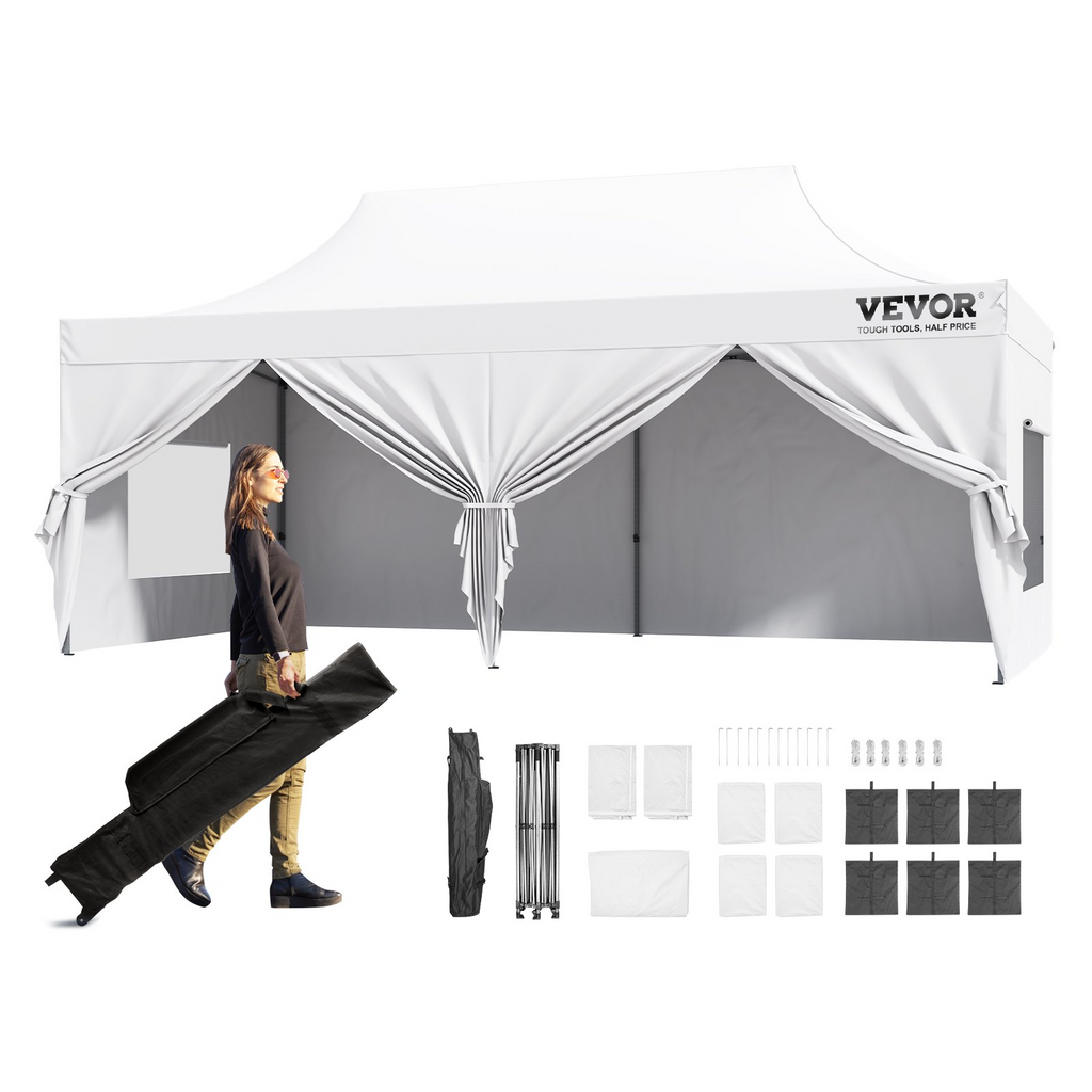 VEVOR Carpa plegable de 10 x 20 pies