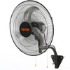 Ventilador de pared VEVOR de 18 pulgadas, 3 velocidades, máx. 4000 CFM, oscilante, industrial, para uso comercial o residencial, para almacén, invernadero, taller, patio, sótano JH2