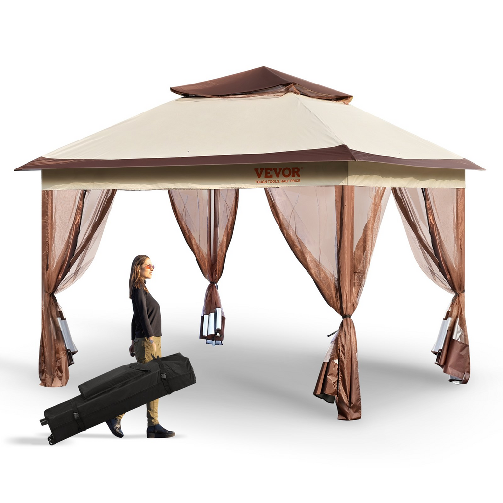 Carpa de patio VEVOR 11 x 11 pies para 8-10 personas