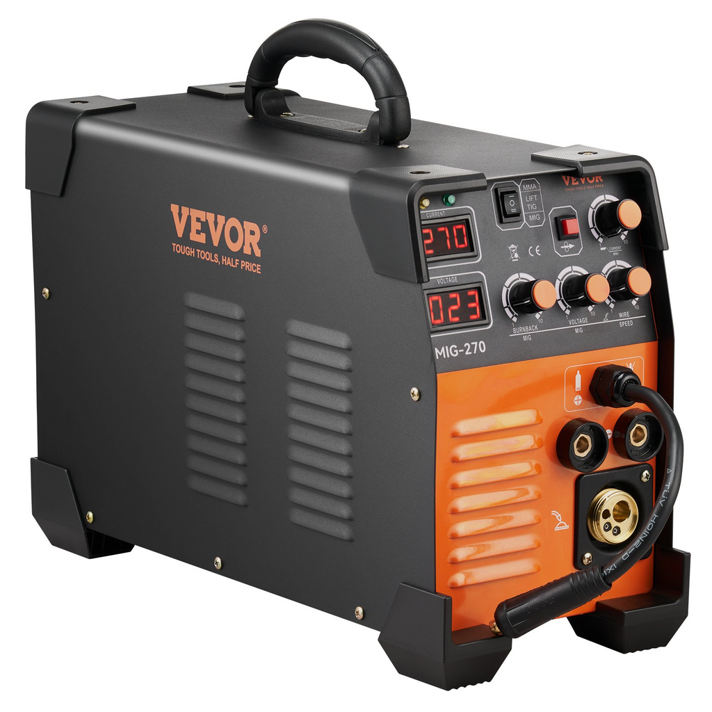 VEVOR Mig Welder Welding Machine 270A MIG MMA TIG 3 In 1 Welder Combo 110V/220V