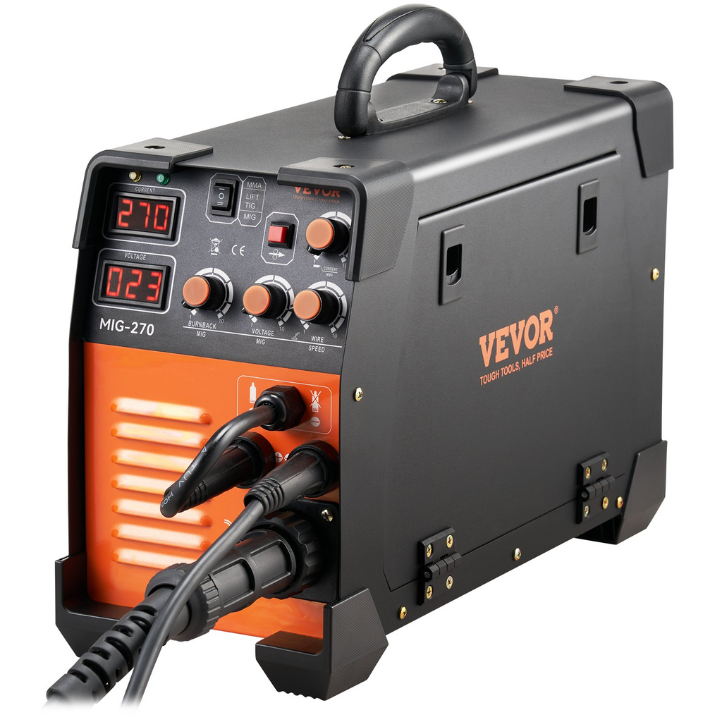 VEVOR Mig Welder Welding Machine 270A MIG MMA TIG 3 In 1 Welder Combo 110V/220V