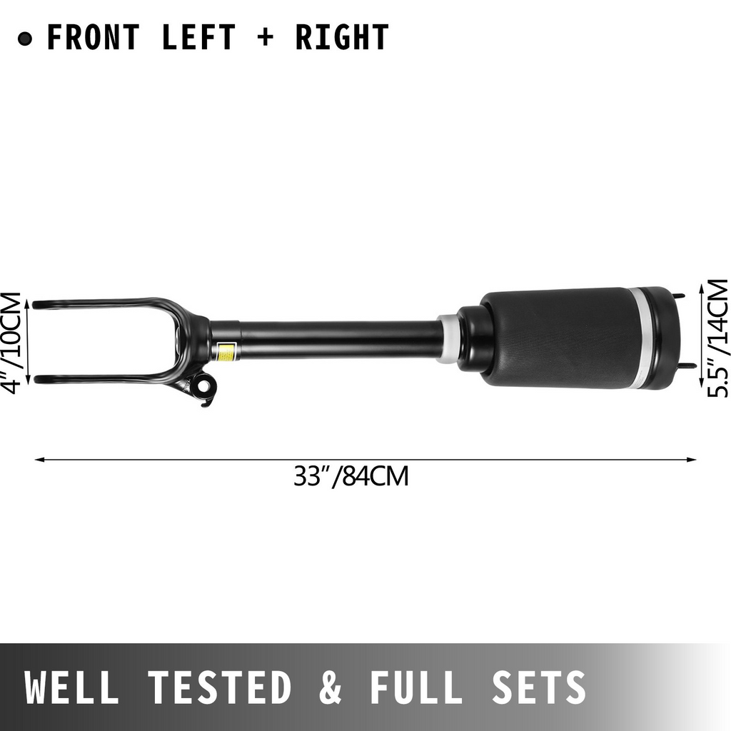 Amortiguador de suspensión neumática delantera para Mercedes W164 GL350 GL450 2 piezas