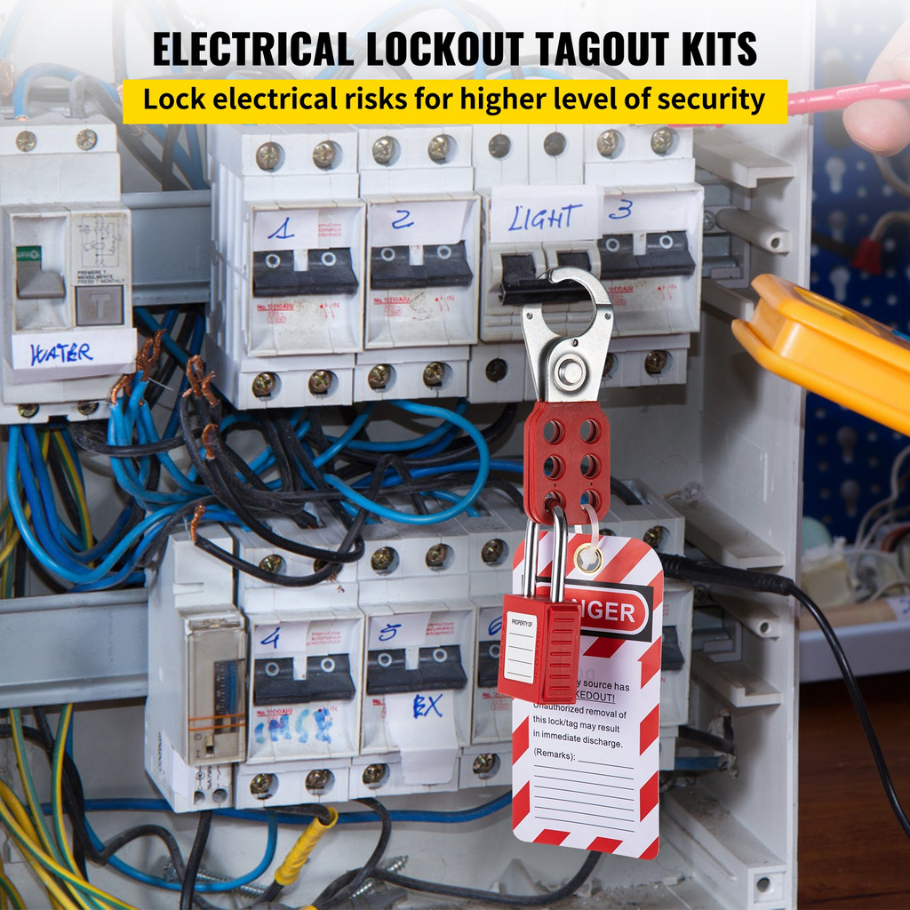 Kits de bloqueo y etiquetado de 58 piezas. El kit