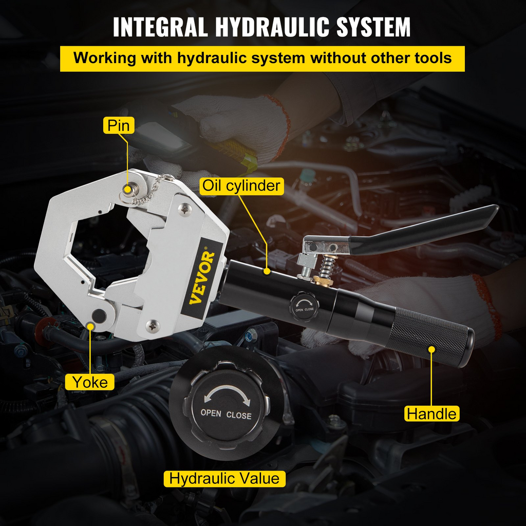 VEVOR Hydra-Krimp 71500 - Crimpadora de mangueras hidráulicas