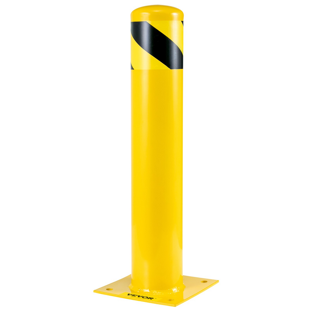 VEVOR - Bolardo de seguridad de 24" x 4,5" de 4-1/2" de diámetro exterior y 24" de altura