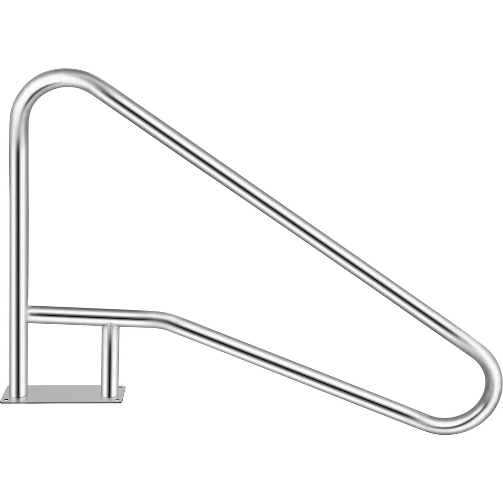 Barandilla de piscina VEVOR de 55 x 32 pulgadas de acero inoxidable 304 con capacidad de carga de 250 libras