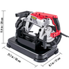 Sierra de cinta portátil VEVOR de 110 V con capacidad de corte de 5 pulgadas motor de 10 A