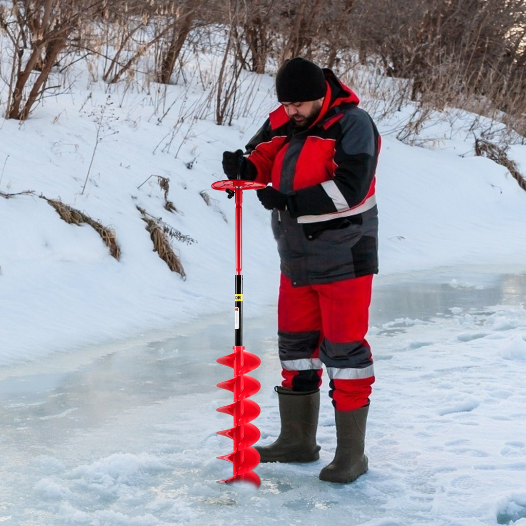 Broca para barrena de hielo de 39" de longitud con varilla de extensión de 11,8"