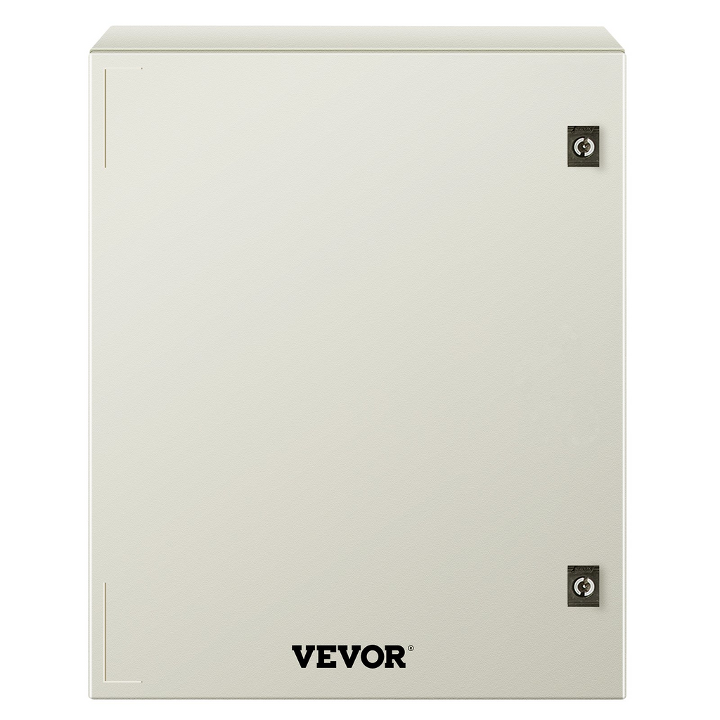 Caja de acero NEMA VEVOR, caja eléctrica de fibra de vidrio NEMA 4X de 24 x 20 x 9'', resistente al agua y al polvo IP66,