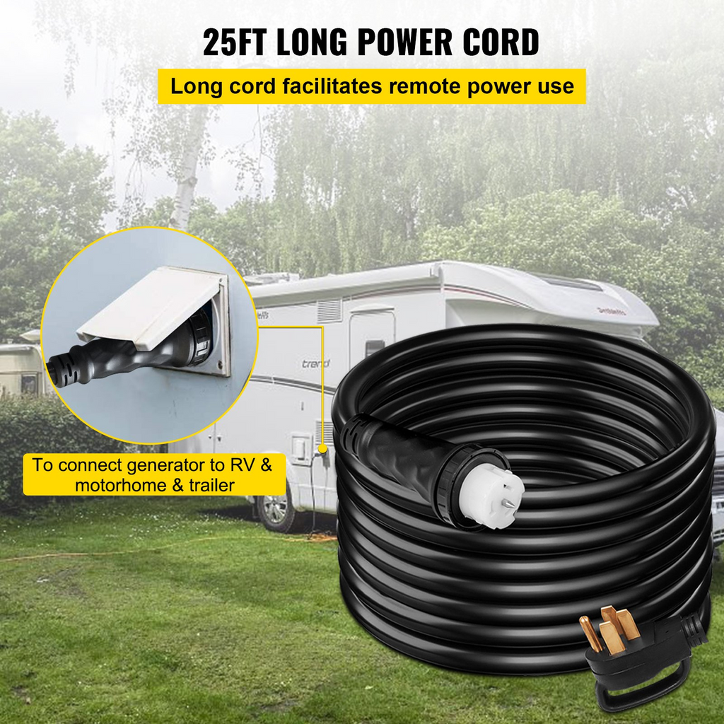 Cable de extensión para generador de 25 pies y 50 amperios