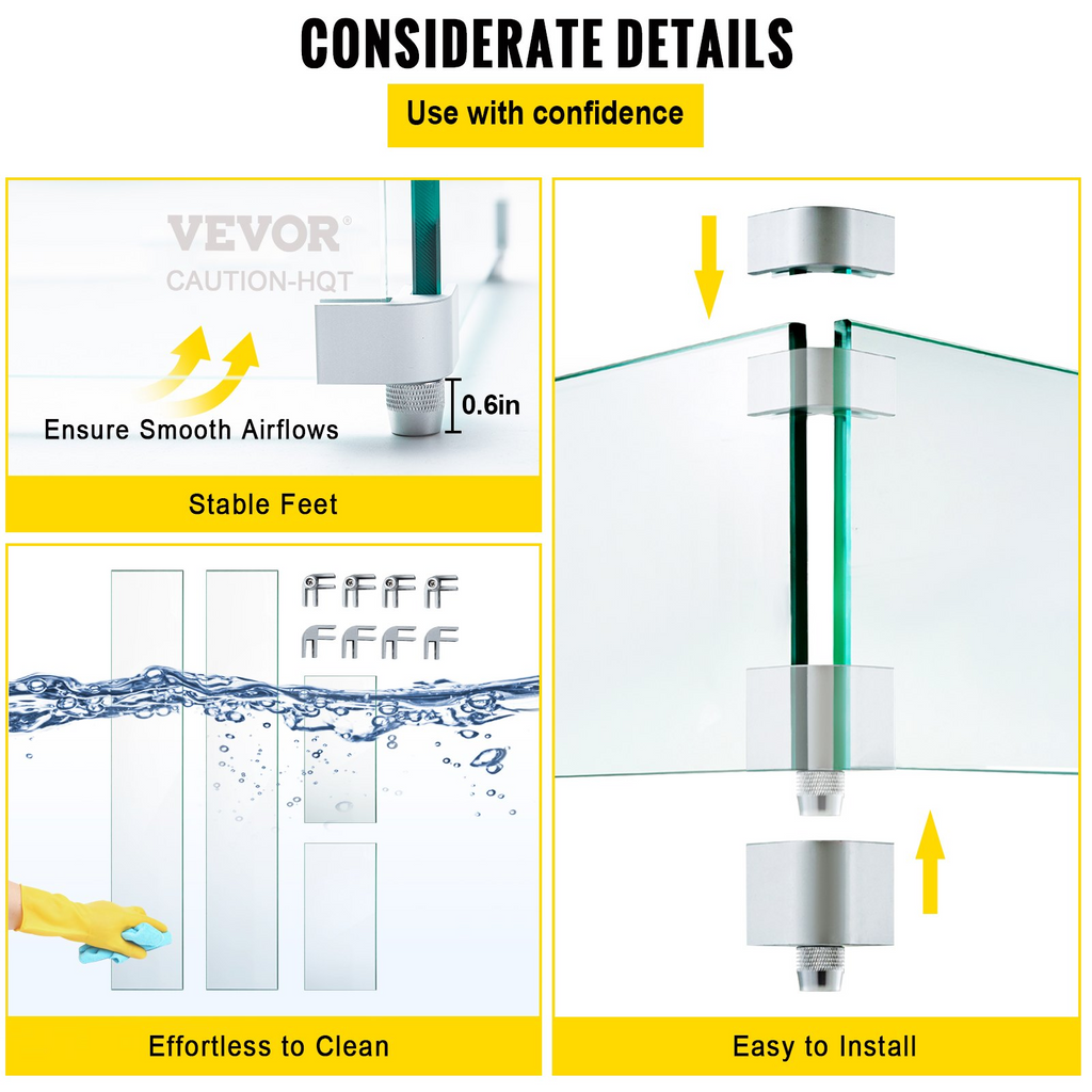 VEVOR Protector de viento para fogatas de 38 x 10,5 x 6 pulgadas