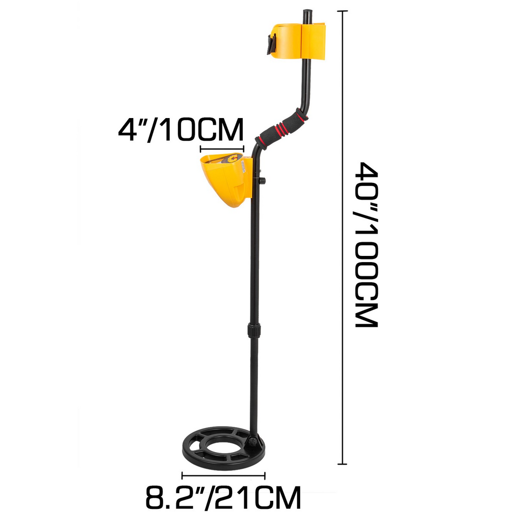 Detector de metales VEVOR con pantalla LCD para adultos y niños