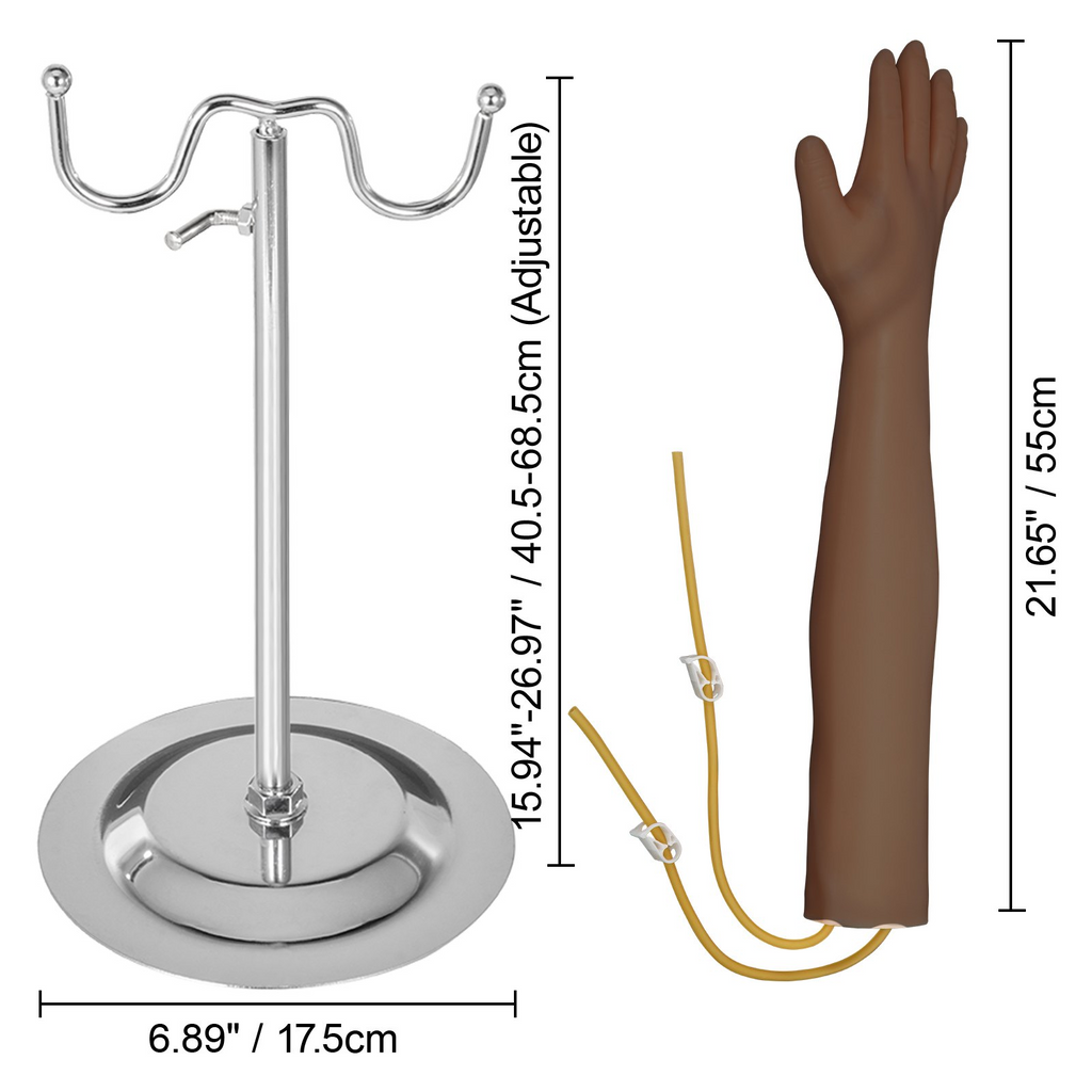 Kit de práctica de flebotomía VEVOR piel oscura