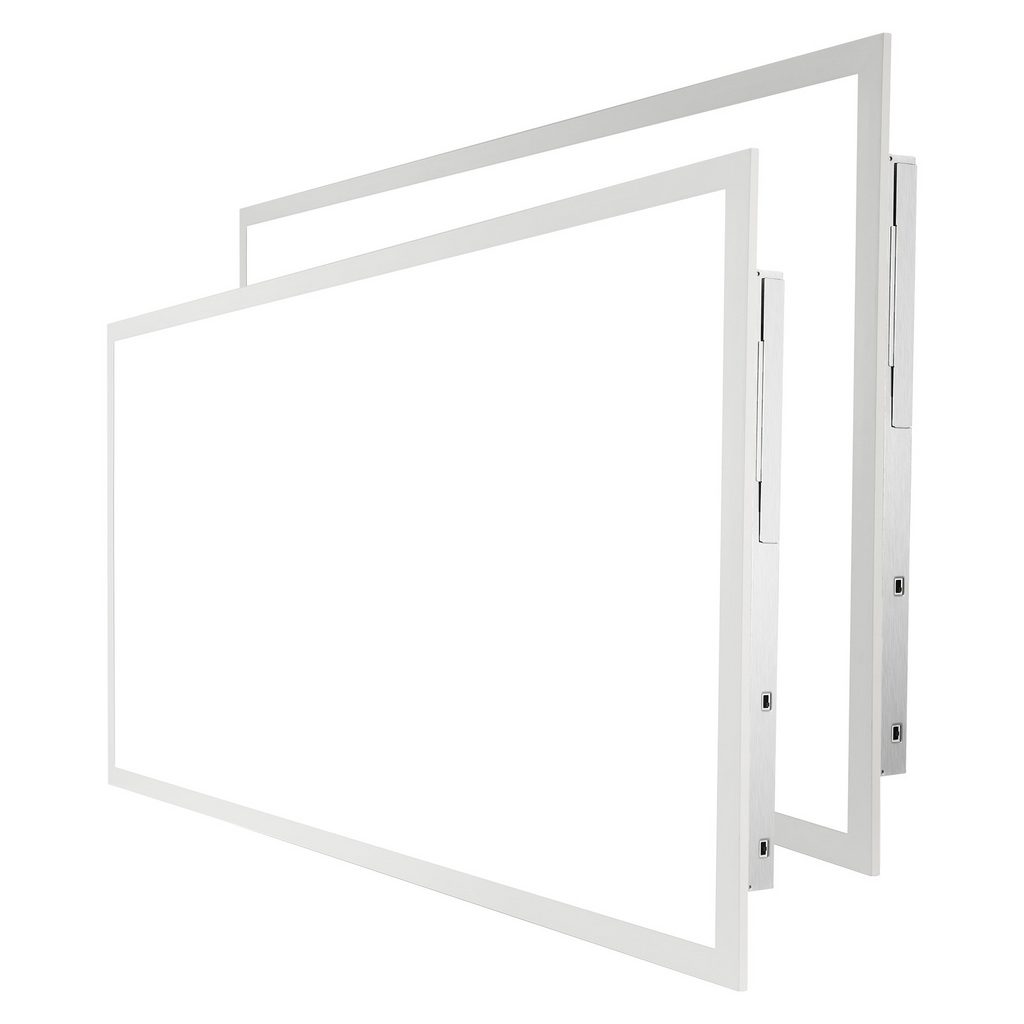 VEVOR - Panel de luz LED plano de 2 x 4 pies 6000 lm 50 W montaje en superficie de color ajustable de 3500 K/4000 K/5000 K