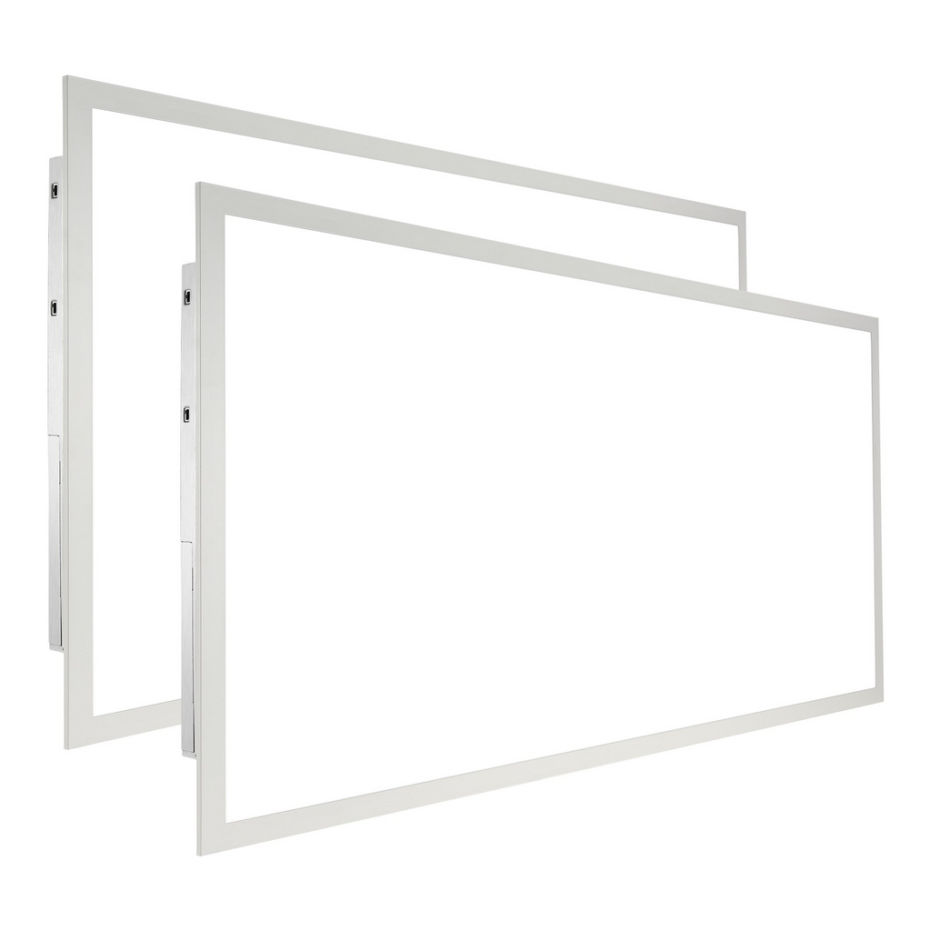 VEVOR - Panel de luz LED plano de 2 x 4 pies 6000 lm 50 W montaje en superficie de color ajustable de 3500 K/4000 K/5000 K