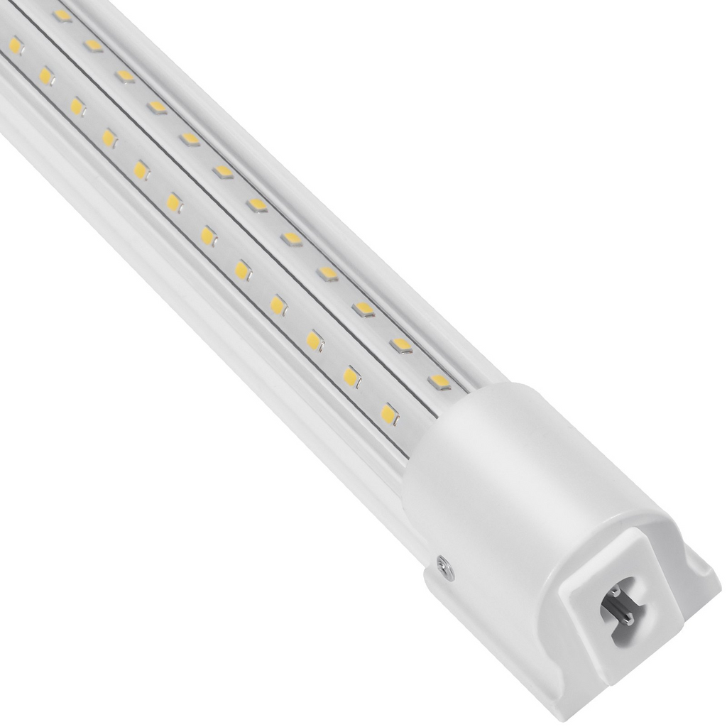 VEVOR - Paquete de 10 luces LED para taller 4 pies 40 W luces de techo conectables 5000 LM cables de alimentación de 59 pulgadas