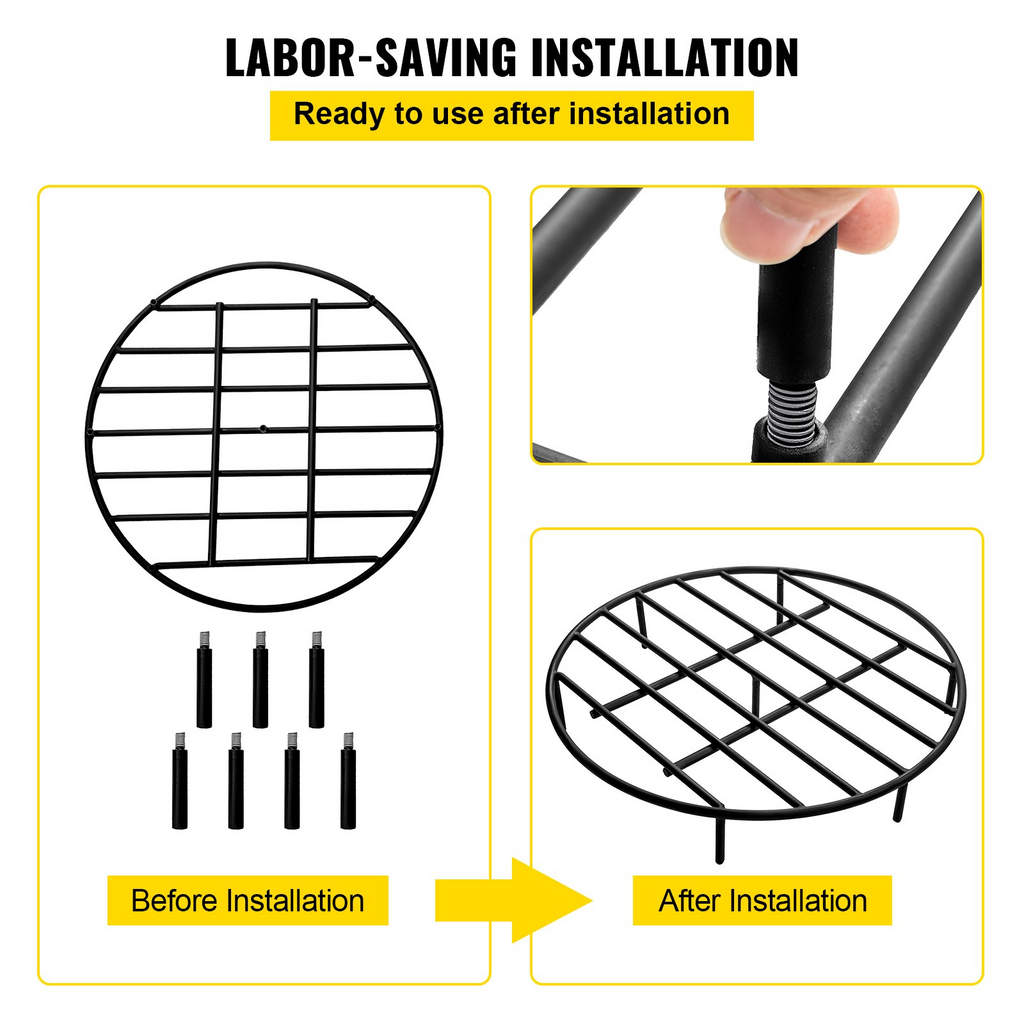 Rejilla para fogatas VEVOR de 24"