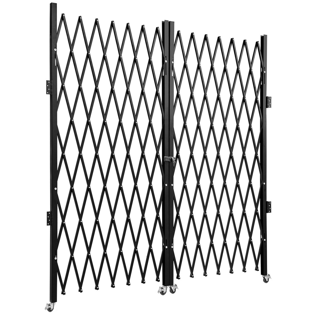 Puerta de seguridad plegable doble VEVOR de 7,1' de alto x 12,5' de ancho