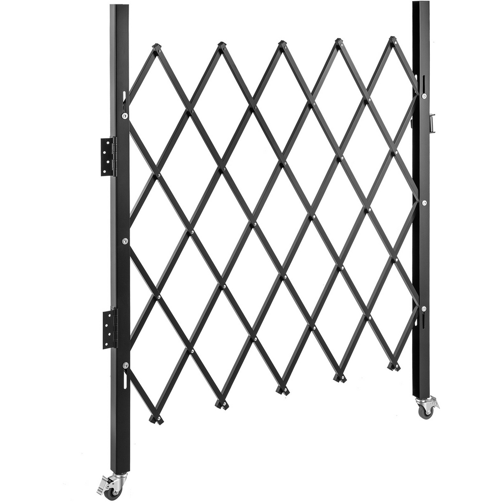 Puerta de seguridad plegable simple VEVOR de 48" de alto x 66" de ancho