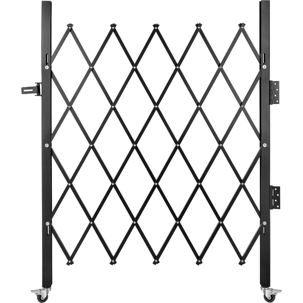 Puerta de seguridad plegable simple VEVOR 5,1' de alto x 5,9' de ancho (61 x 71 pulgadas)