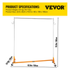 VEVOR Rack Perchero industrial con base en Z