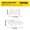 Letrero de neón Better Together de VEVOR 24" x 10" + 17" x 9"  12 V