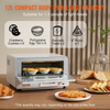 Horno tostador a vapor VEVOR de 12 l 1300 W 5 en 1 con 7 modos de cocción para freír aire hornear y hacer sándwiches