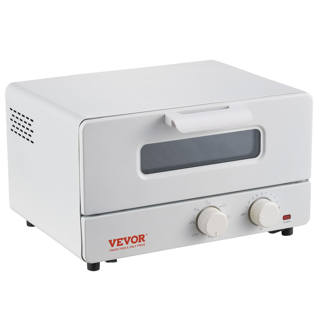 Horno tostador a vapor VEVOR de 12 l 1300 W 5 en 1 con 7 modos de cocción para freír aire hornear y hacer sándwiches