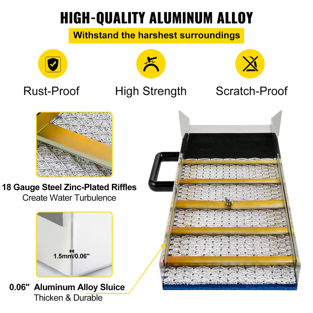 Caja de compuerta de aleación de aluminio VEVOR de 24"