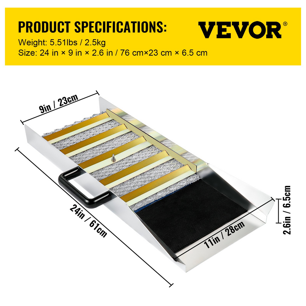 Caja de compuerta de aleación de aluminio VEVOR de 24"