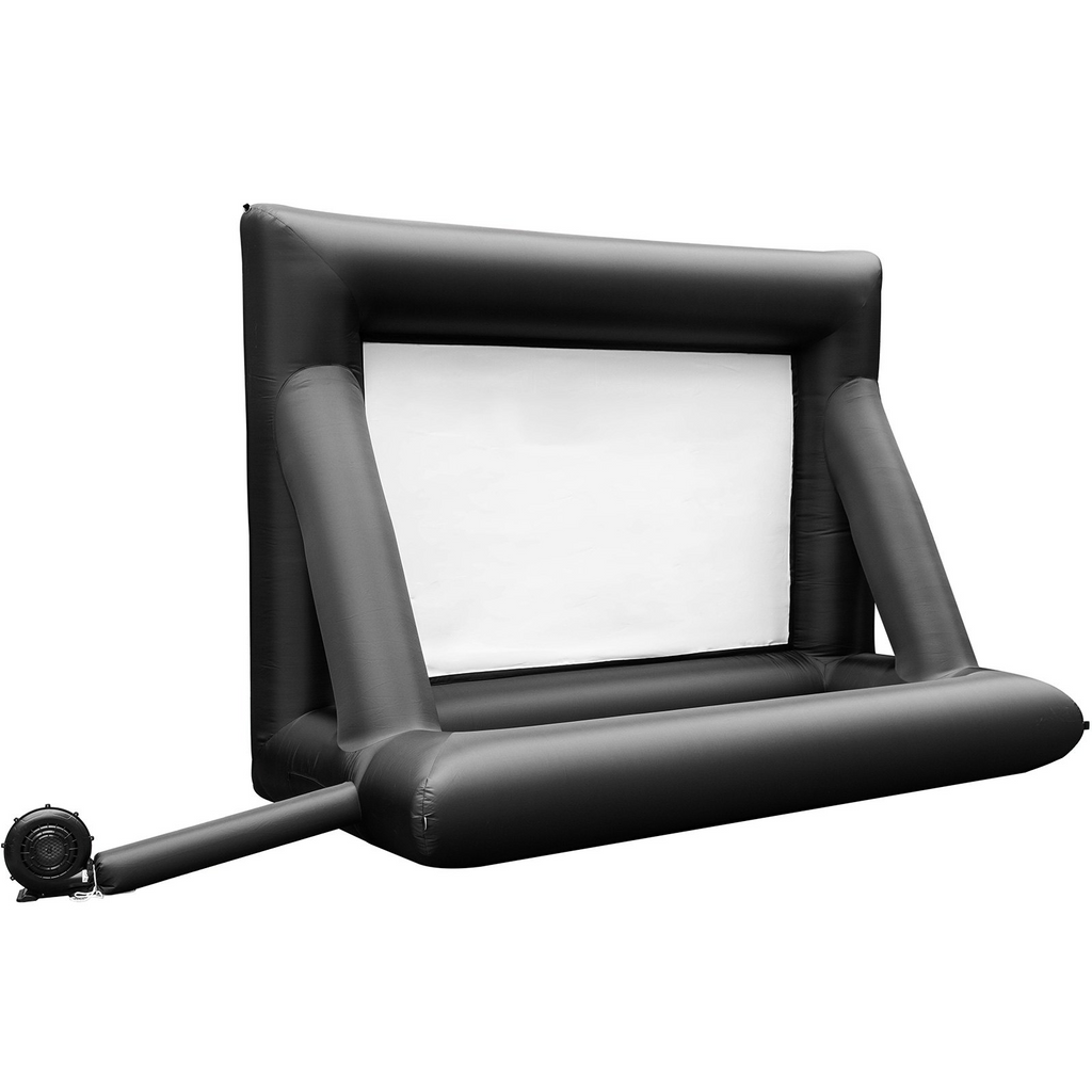 Pantalla de cine inflable VEVOR de 24 pies con soplador de aire de 360 W y material Oxford admite proyección frontal/trasera