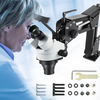 Microscopio multidireccional VEVOR con espejo y soporte para engastar diamantes y gemas 7X-45X