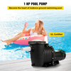 Bomba para piscina de 1 HP voltaje dual 110 V 220 V 5544 GPH NPT de 1-1/2''