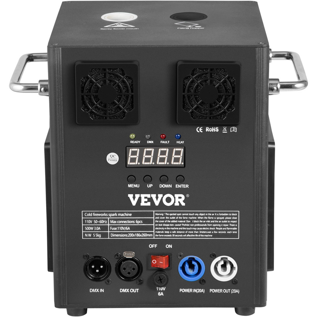 VEVOR Stage Equipment - Máquina de efectos especiales para escenario 500 W con control remoto inalámbrico