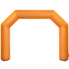 Arco inflable VEVOR naranja de 20 pies arco inflable hexagonal con soplador incorporado de 100 W