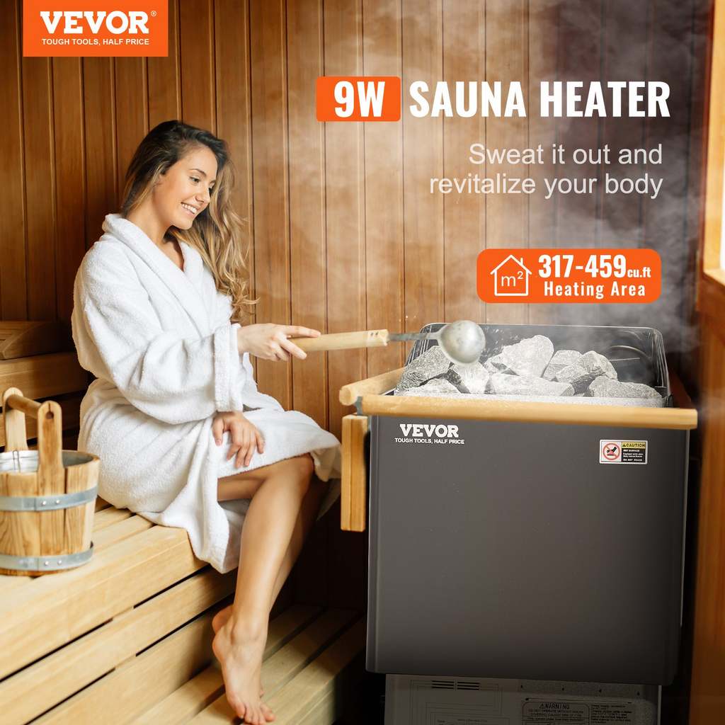 Calentador de sauna VEVOR de 9 KW y 220 V