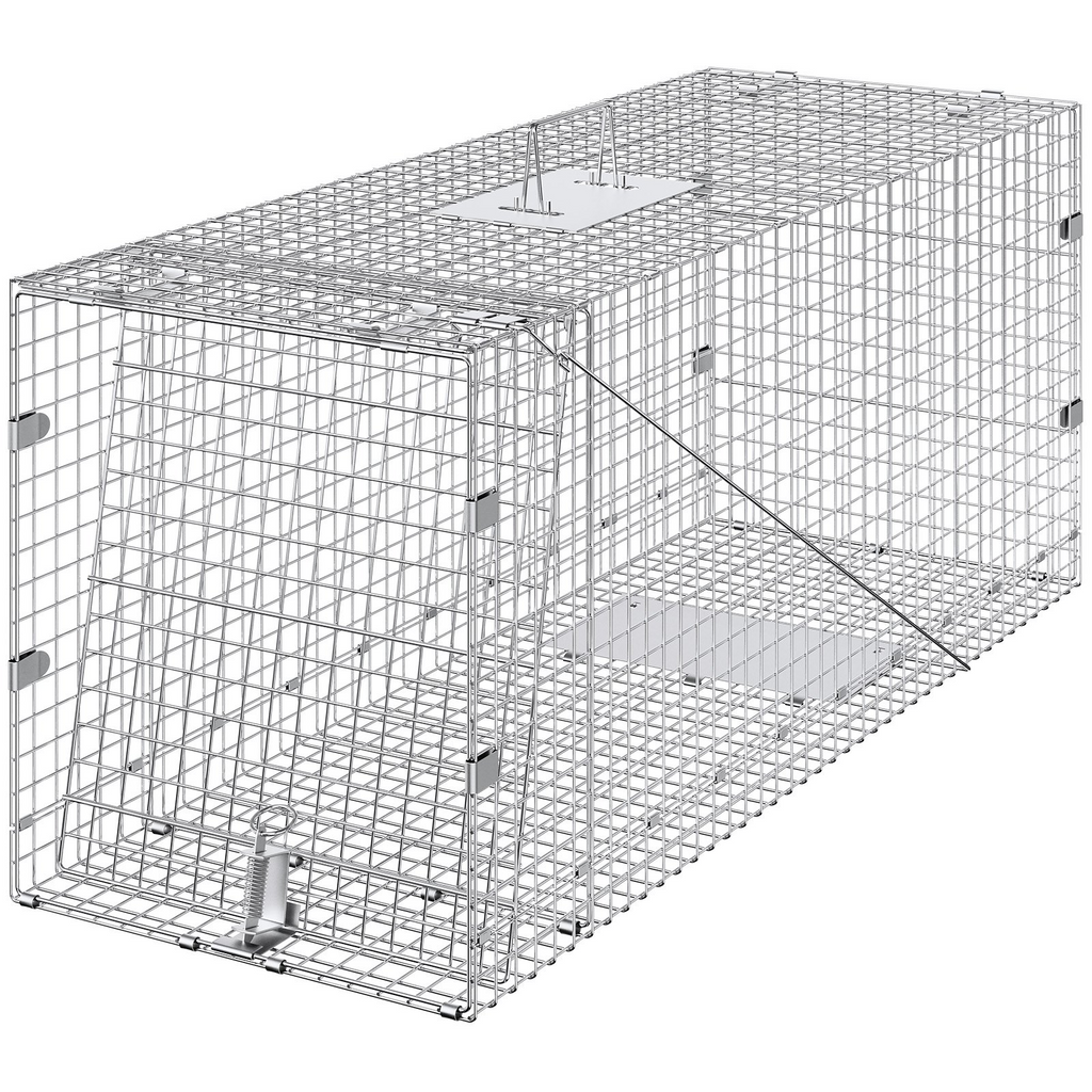 VEVOR Trampa para animales vivos 50" x 20" x 26"