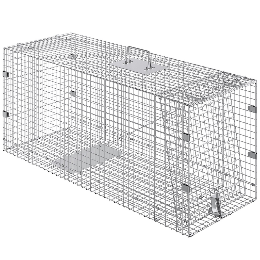 VEVOR Trampa para animales vivos 50" x 20" x 26"