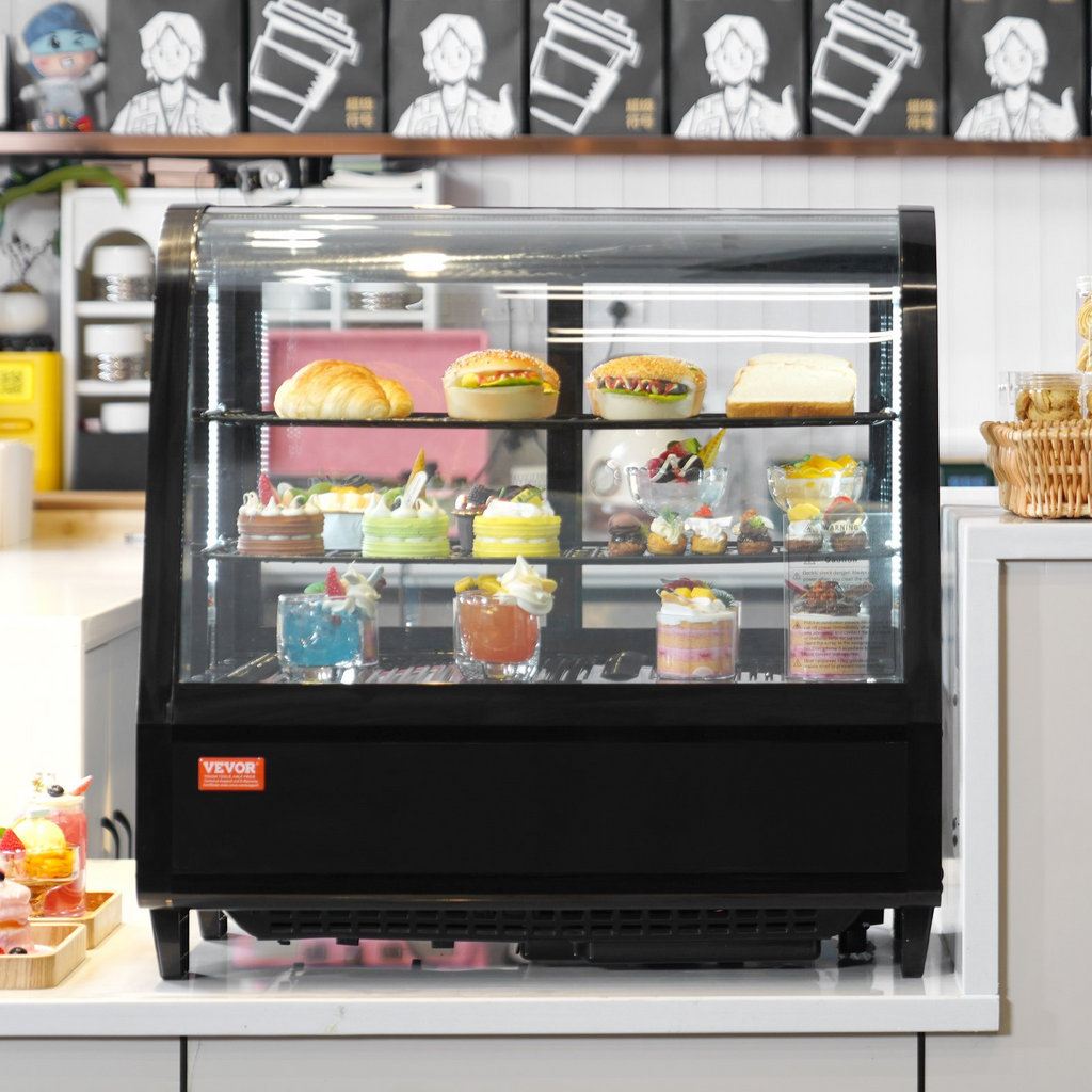 Vitrina refrigerada VEVOR 3,5 pies cúbicos/100 l 2 niveles