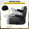 Asiento plegable universal para montacargas VEVOR con cinturón de seguridad retráctil