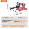 Afiladora de hojas de sierra circular VEVOR de 370 W y 3600 RPM con 6 centradores de sierra muela de 5 pulgadas para hojas de sierra con punta de carburo