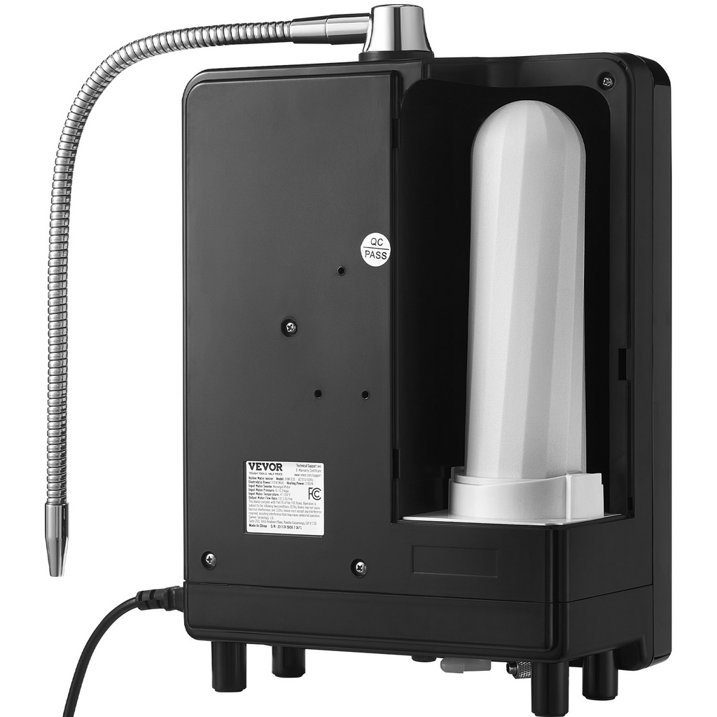 Máquina ionizadora de agua alcalina VEVOR con hidrógeno de pH 3-11,2 con 6 configuraciones de agua ORP de hasta -800 mV 9000 l