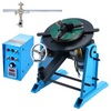 VEVOR Rotary Welding Positioner 66LBS / 30KG, 0-90° Welding Positioning Turntable Table 1-12RPM 80W, with 12.4 Inch 3-Jaw Lathe Chuck & Welding Torch Stand Holder for Cutting, Grinding, Assembly