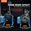 VEVOR Rotary Welding Positioner 50KG, 0-90° Welding Positioning Turntable Table 0.5-6RPM 120W, with 12.4 Inch 3-Jaw Lathe Chuck & Welding Torch Stand Holder for Cutting, Grinding, Assembly, Testing